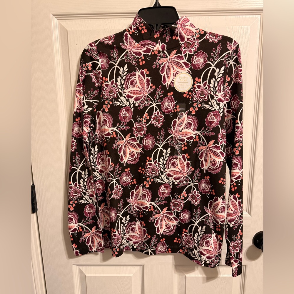 3 - Kim Rogers 100% Cotton Turtlenecks. NWT